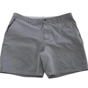 Bonobos Shorts Mens 40 Gray‎ Standard 7 Inch Chino Stretch Flat Front Casual